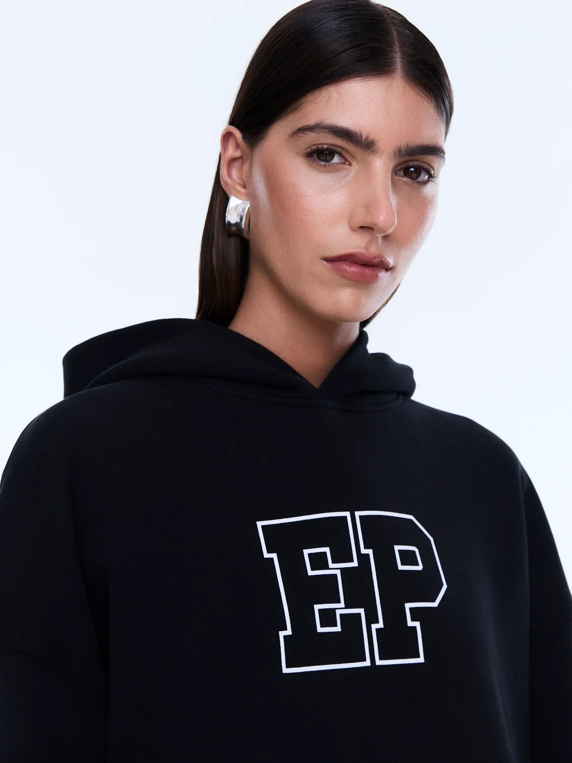Ena Pelly Cassie Oversized Hoodie | Black