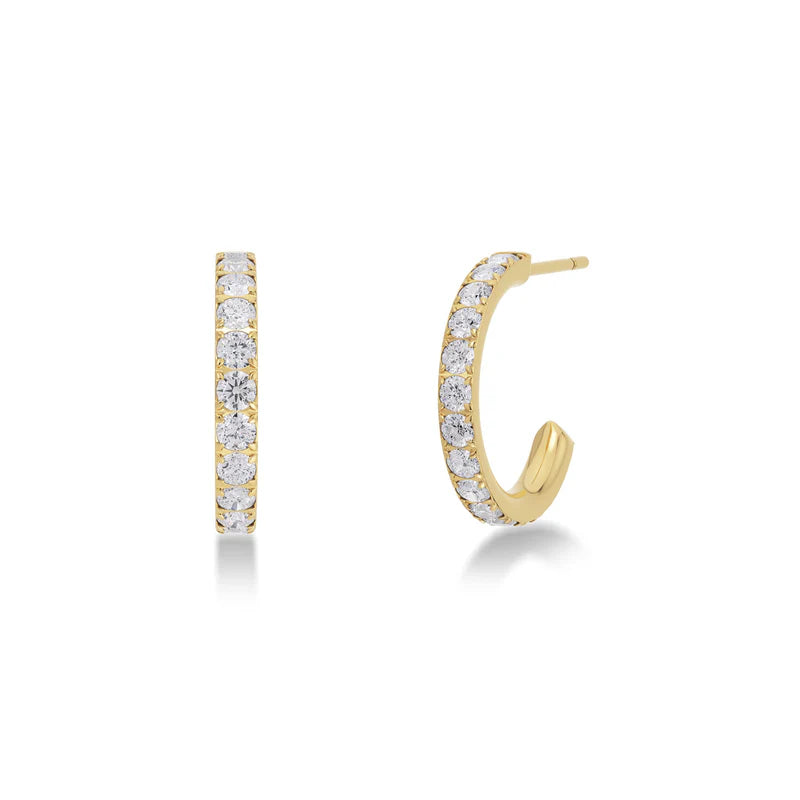 Edblad Glow Hoop Earrings | Gold