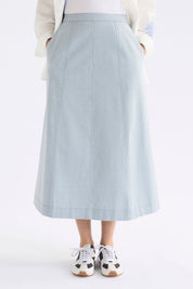 Elk Hanning Skirt | Light Wash