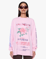 Ena Pelly Hailey Long Sleeve Cuffed Tee | Blush Pink
