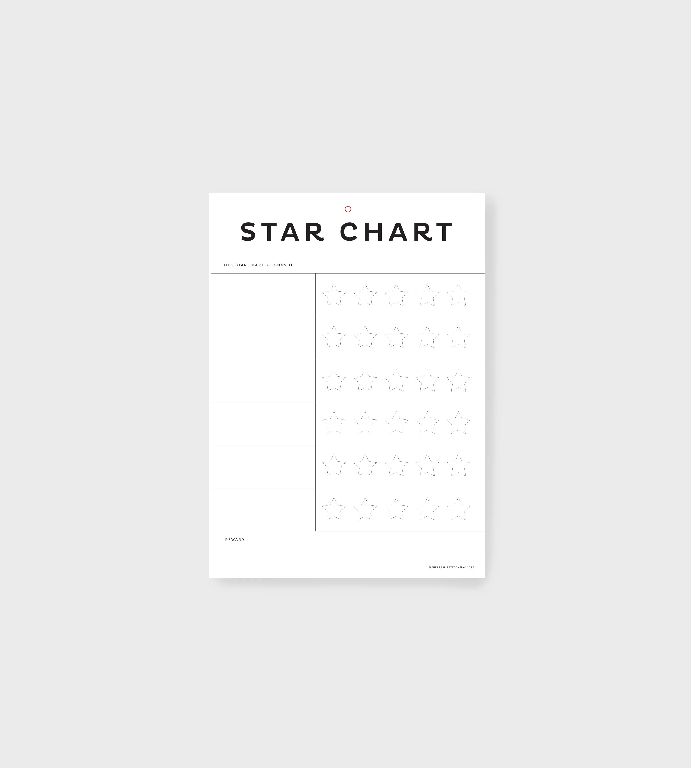 Father Rabbit Star Chart Keep