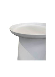 LE MONDE Low Romi Side Table White