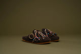 ASFVLT Flair Slide Mule | Choco Fringe