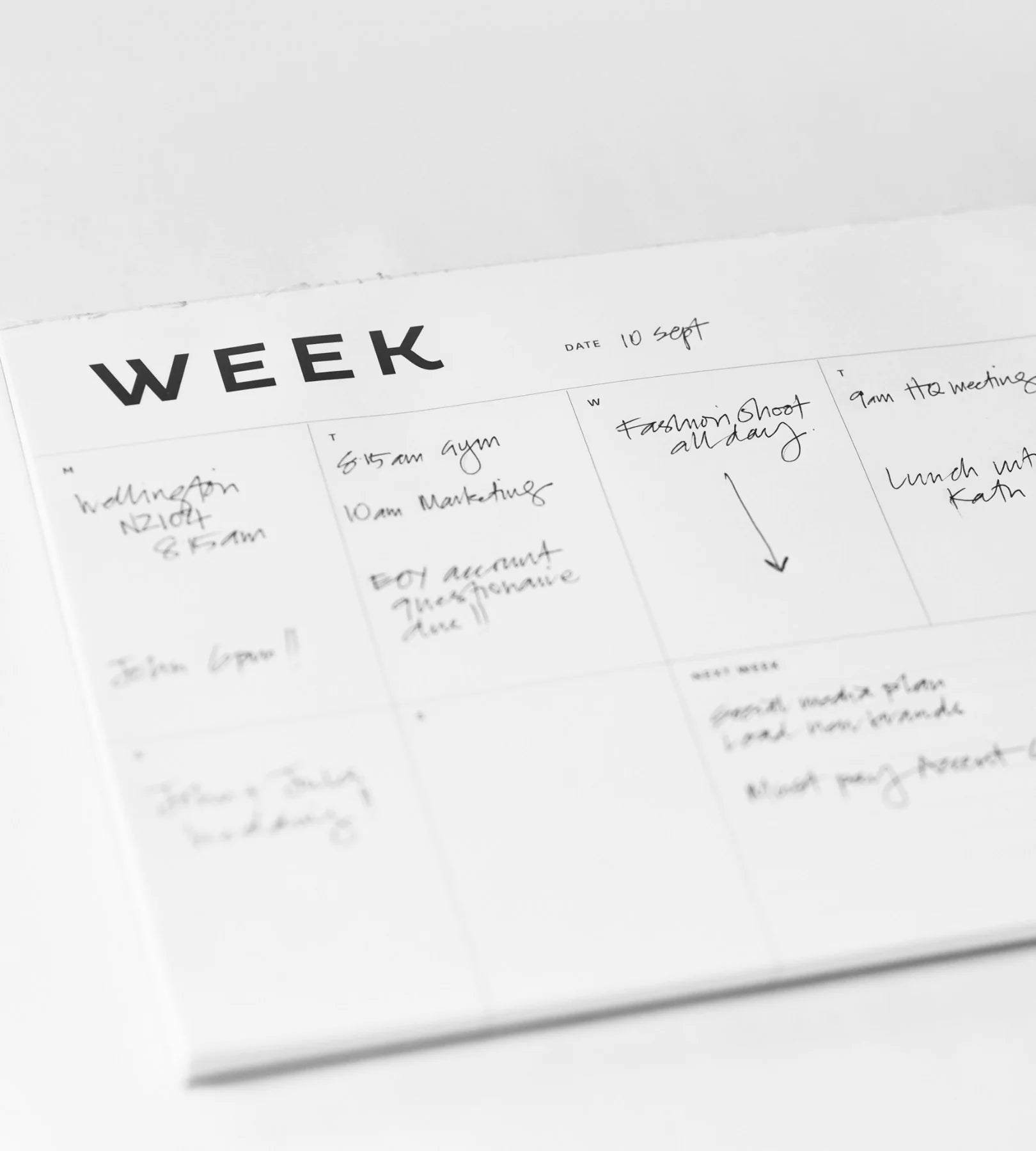Father Rabbit  A4 Week Planner