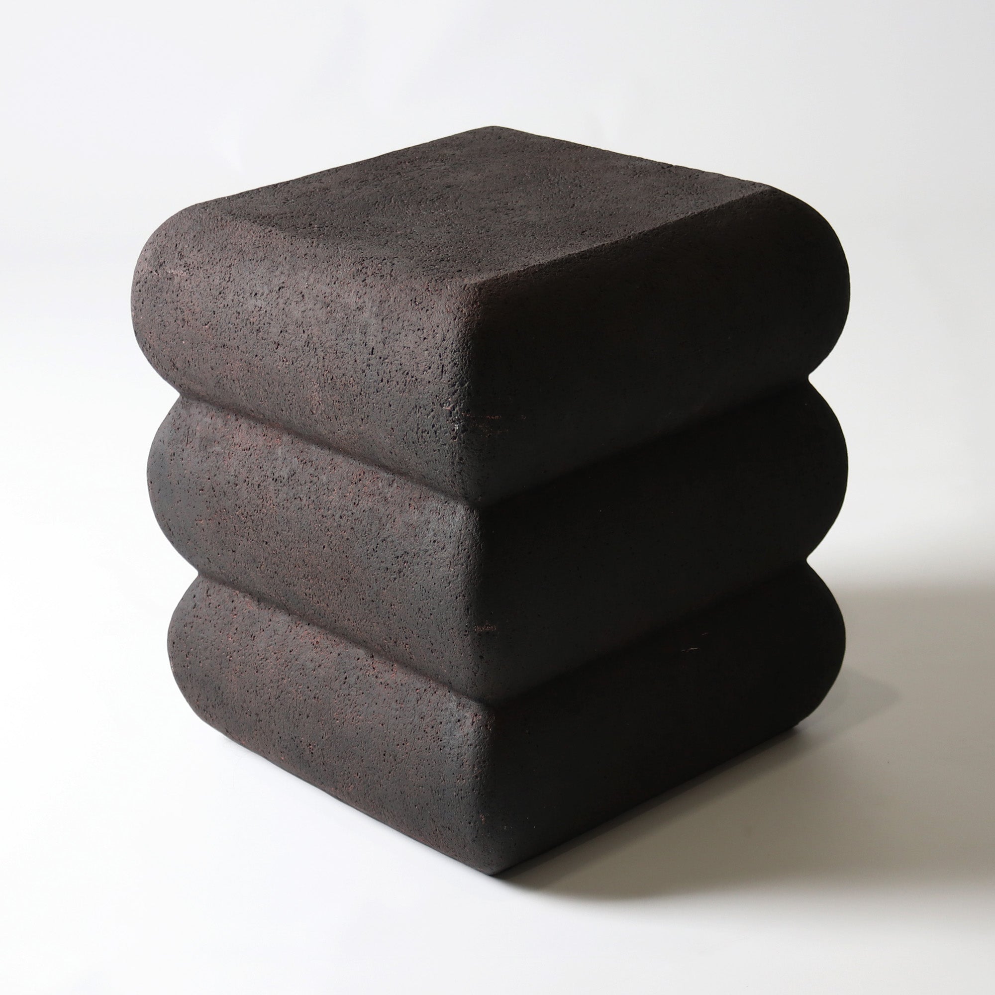 Le Forge Fibreglass Stack Stool | Black