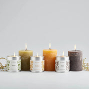 St Eval Folk 3"x4" Scented Pillar | Amber