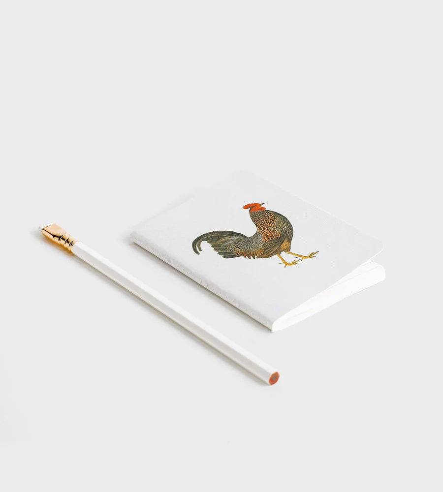 Father Rabbit Pocket Notebook Rooster