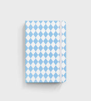 Father Rabbit Hardcover Notebook Blue Diamonds