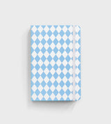 Father Rabbit Hardcover Notebook Blue Diamonds
