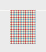 Father Rabbit Tea Towel | Cherry + Blue Tartan
