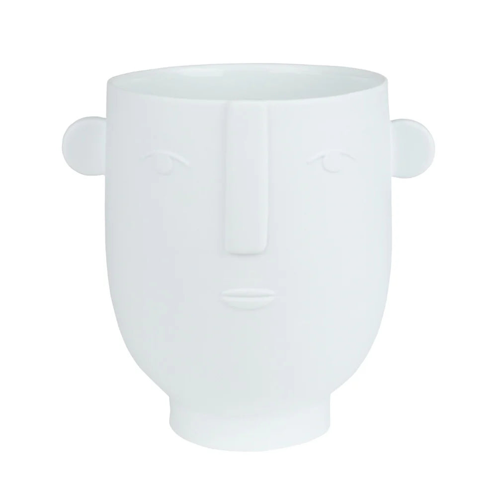 Flora Porcelain Planter | White