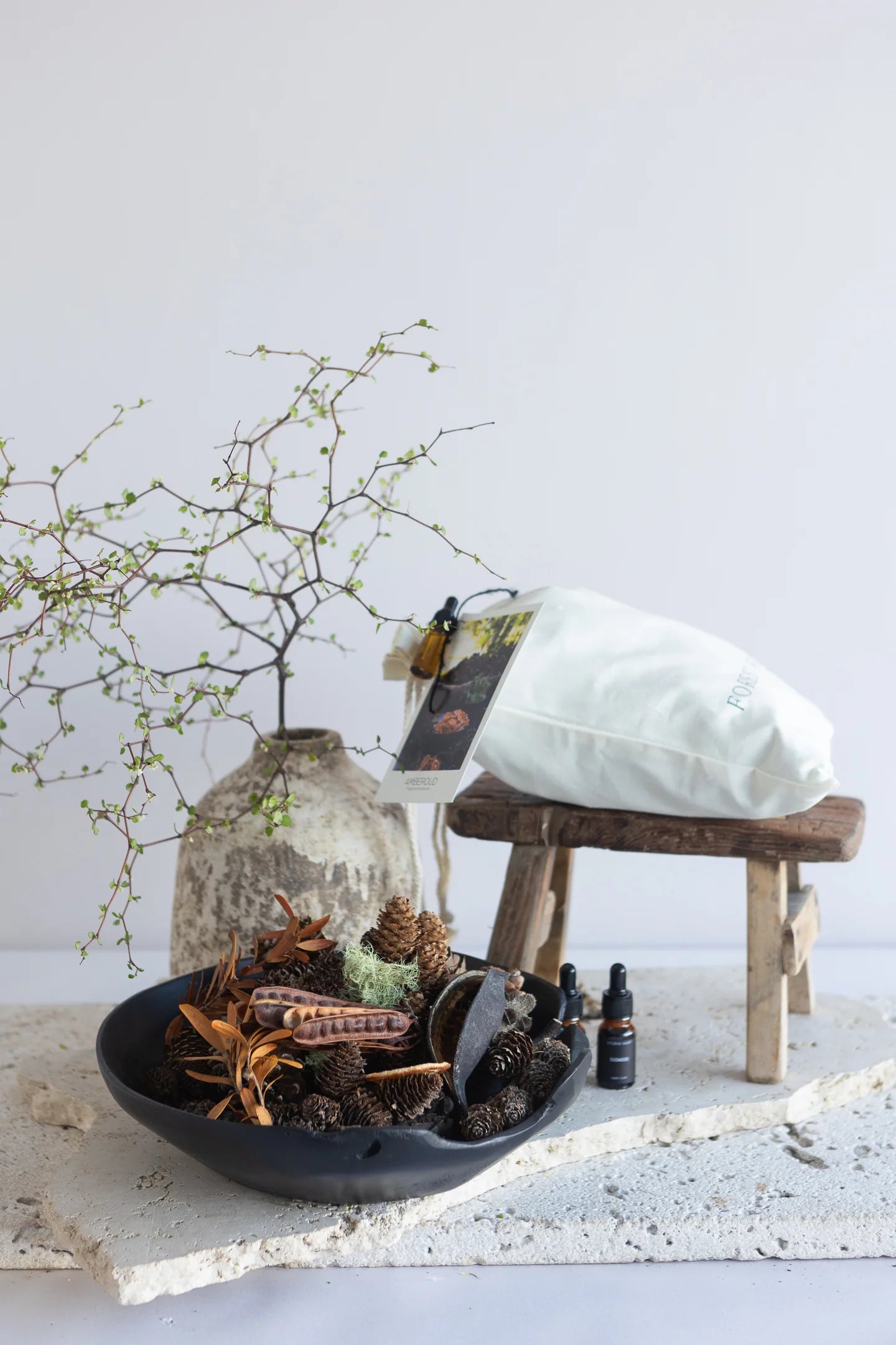 Studio Hart Organic Teak Bowl | Black