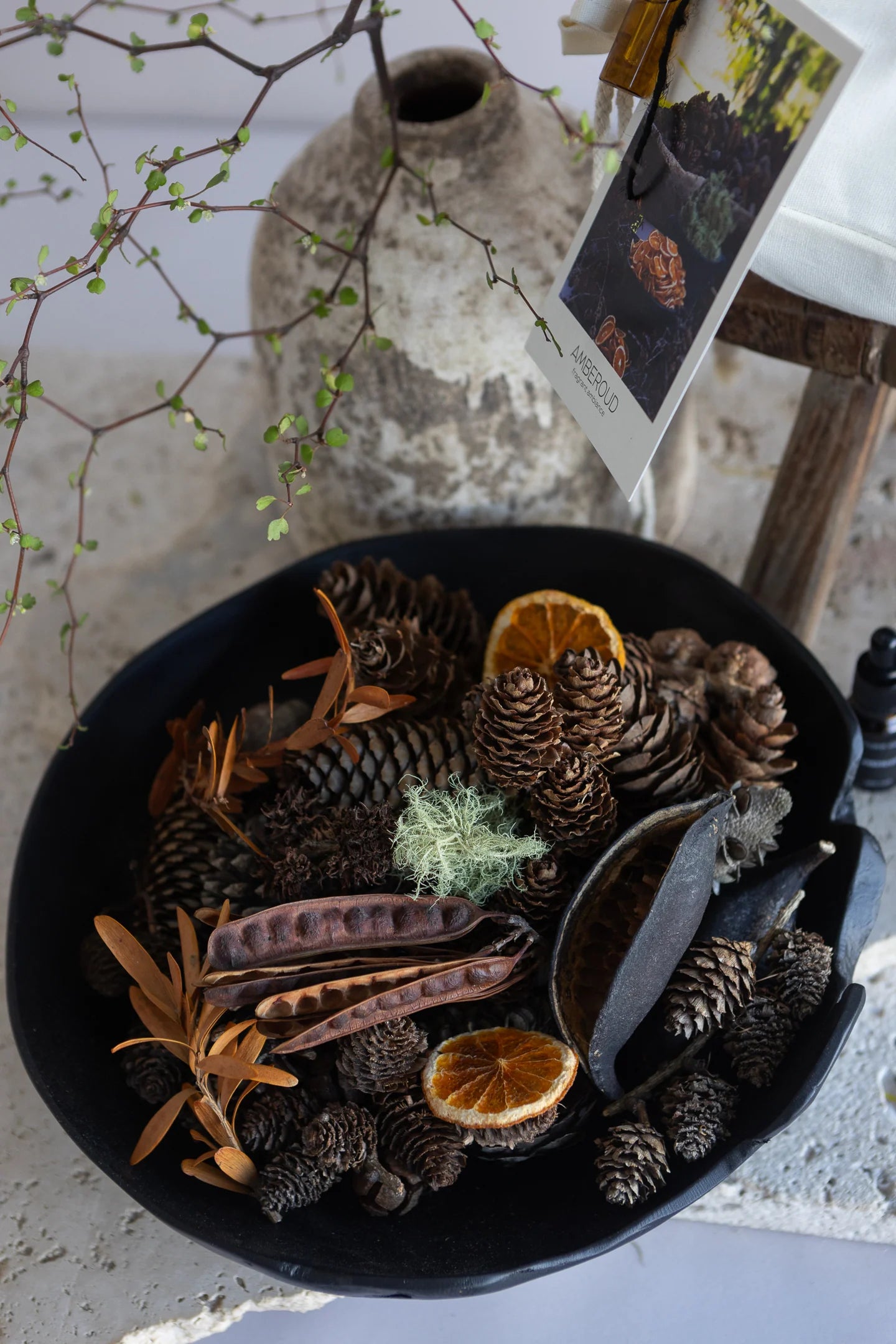 Studio Hart Organic Teak Bowl | Black