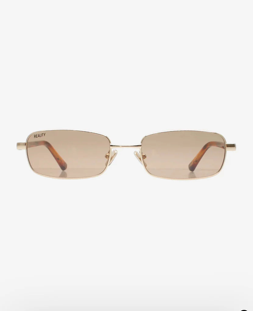 Reality Vibes Town Sunglasses | Gold Dust