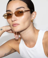 Reality Vibes Town Sunglasses | Gold Dust