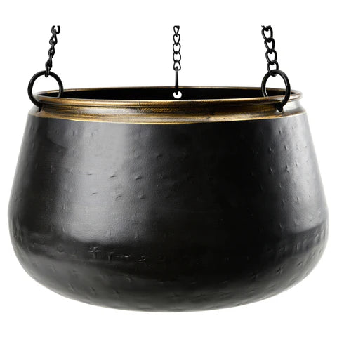 Oxted Sahara Sunset Metal Hanging Pot | Medium
