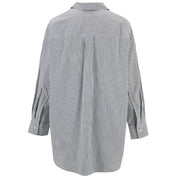 Moke Amber Shirt | Black White Stripe
