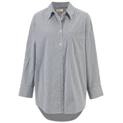 Moke Amber Shirt | Black White Stripe