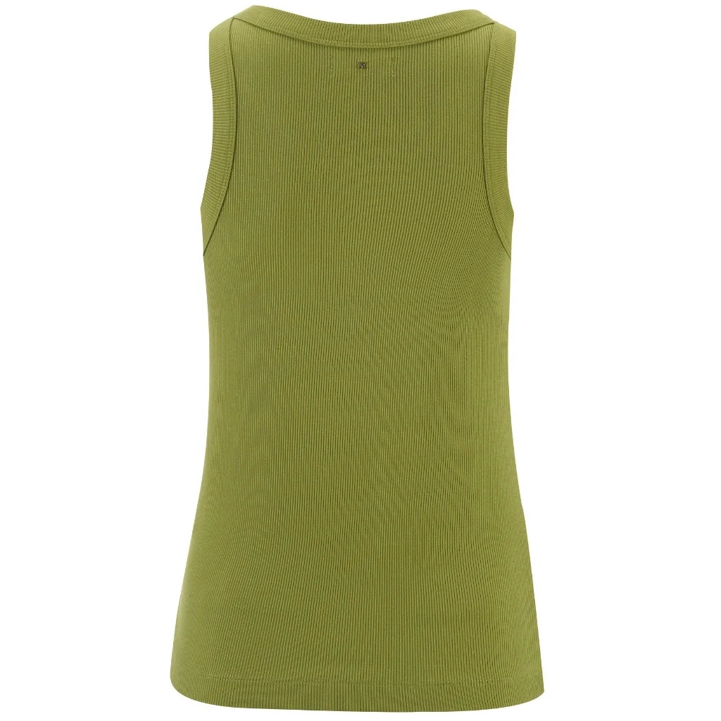 Moke Birdie Womens Rib Tank | Avocado