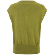 Moke Camilla Womens Sweater Vest | Avocado