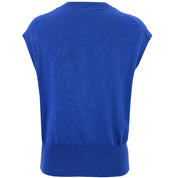Moke Camilla Womens Sweater Vest | Dazzling Blue