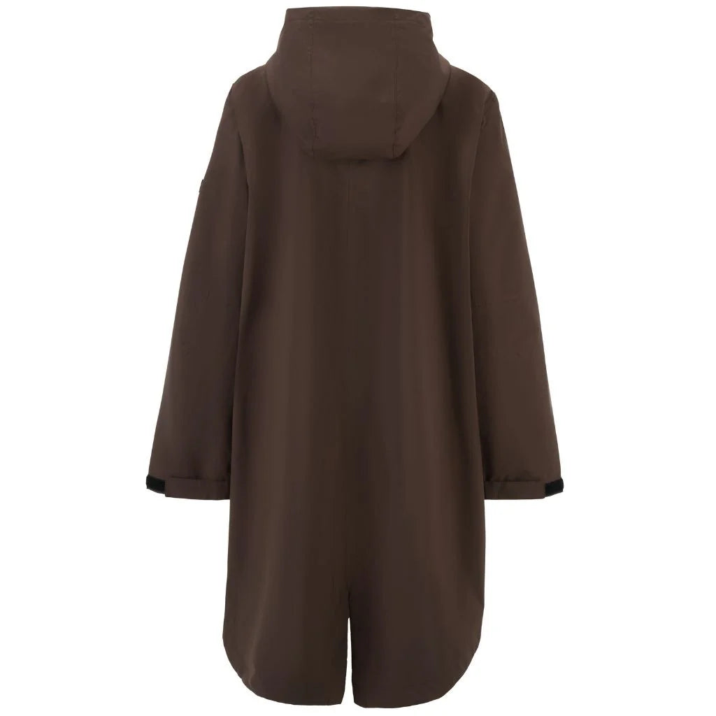 Moke Georgie Women's Rain Coat | Chocolate