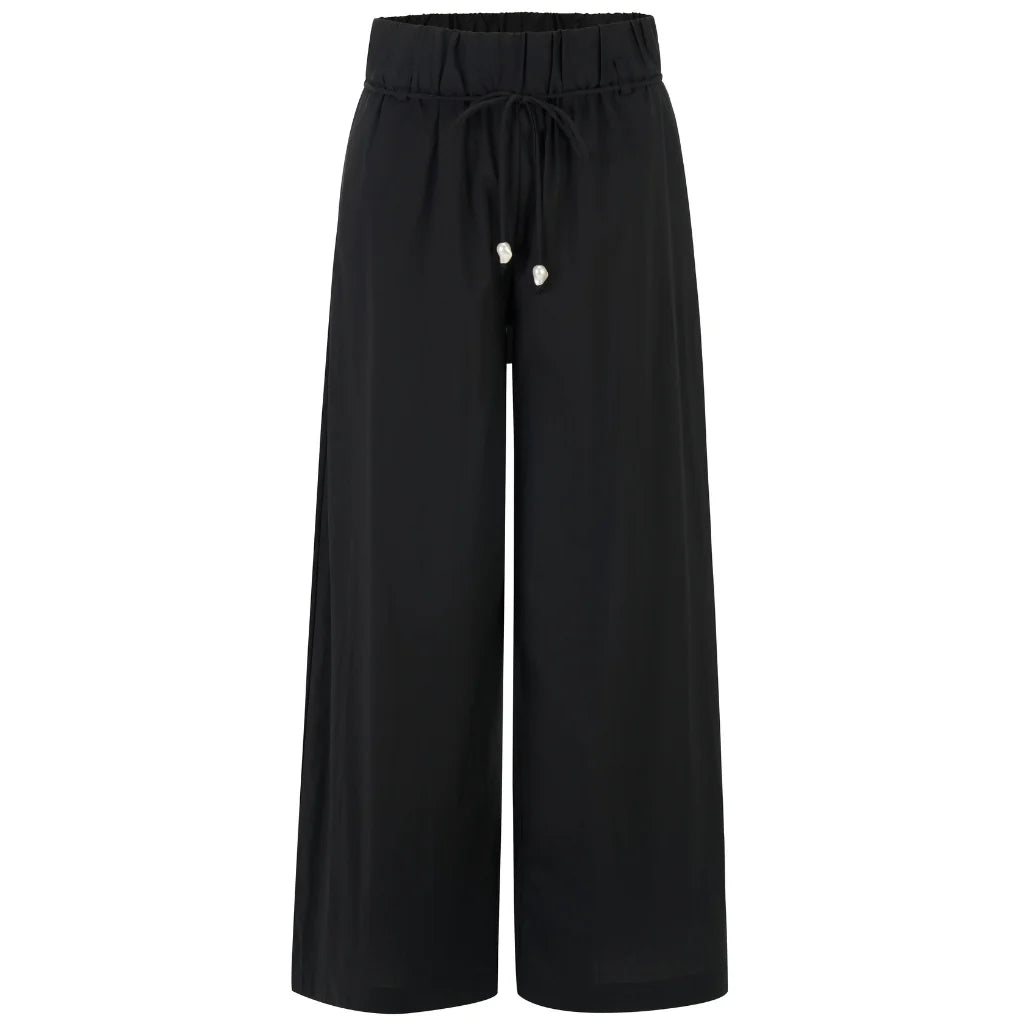 Moke Juno Womens Relaxed Pant | Black