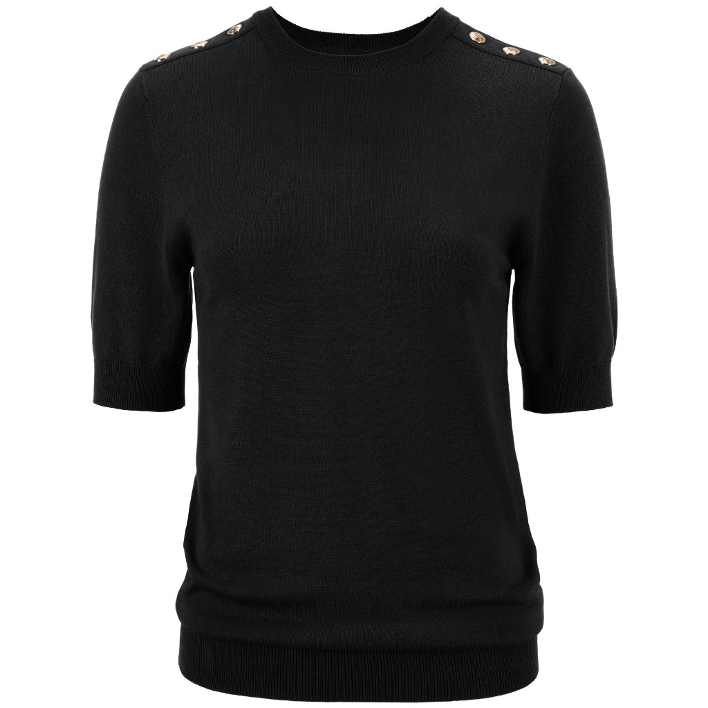 Moke Nicola Womens Sweater Tee | Black