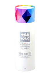 Tea Tonic Glass Wine tea Strainer Bottle Black