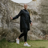 Moke Georgie Women's Rain Coat | Black