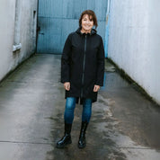 Moke Georgie Women's Rain Coat | Black