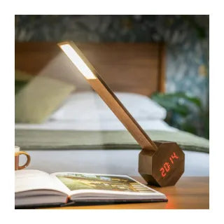 Gingko-Octagon-One-Plus-Desk-Light-Clock-American-Walnut-MAIN.webp