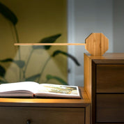Gingko Desk light Clock | Bamboo