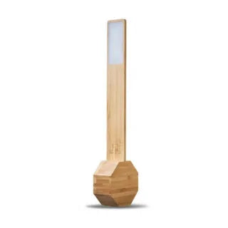 Gingko Desk light Clock | Bamboo