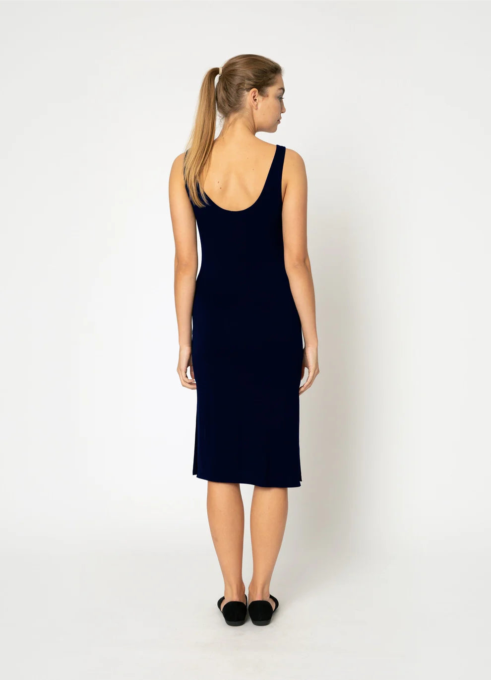 GG Essentials Reversible Rayon Slip Full Length | Black