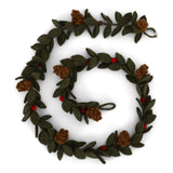 Gry & Sif Garland With Red Berries & Cones