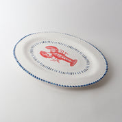 Melamine Nautical Oval Platter | Lobster 48cm