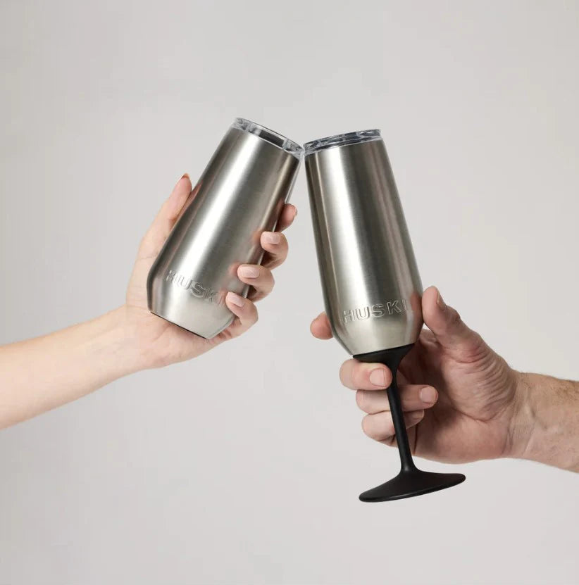Huski Champagne Wine Flute | Powder Pink