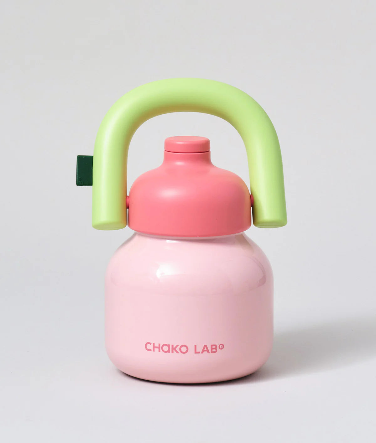 Chako Lab LinLin Stainless Water Bottle | Pale Pink Green