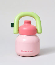 Chako Lab LinLin Stainless Water Bottle | Pale Pink Green
