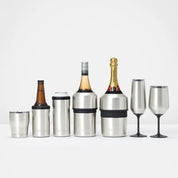 Huski BIG Can Cooler | Brushed Stainless