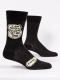 Blue Q Mens Socks I am Going to get Shit Done | Black