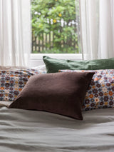 Citta Cotton Velvet Cushion Cover | Henna