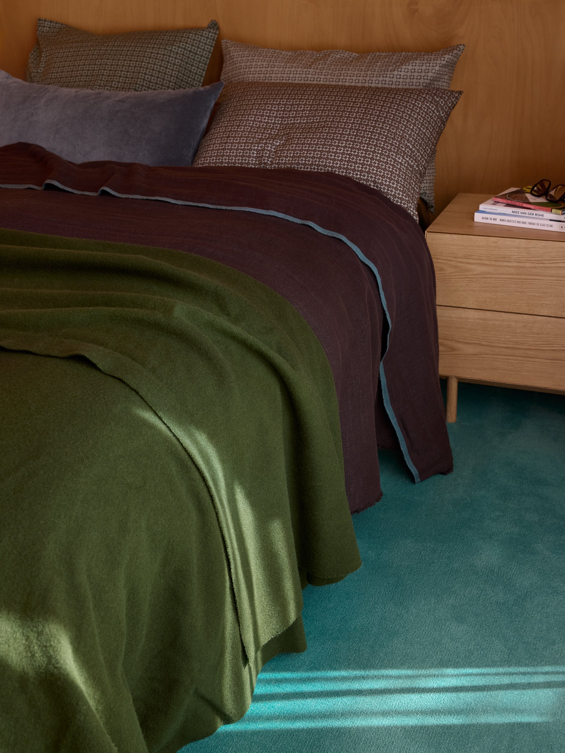 Citta Austen Bedspread | Rye Air Force Blue