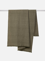 Citta Oslo Lambswool Throw | Kale Cashew