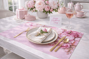 Paper Placemats | Pink Peonies Pack Of 30
