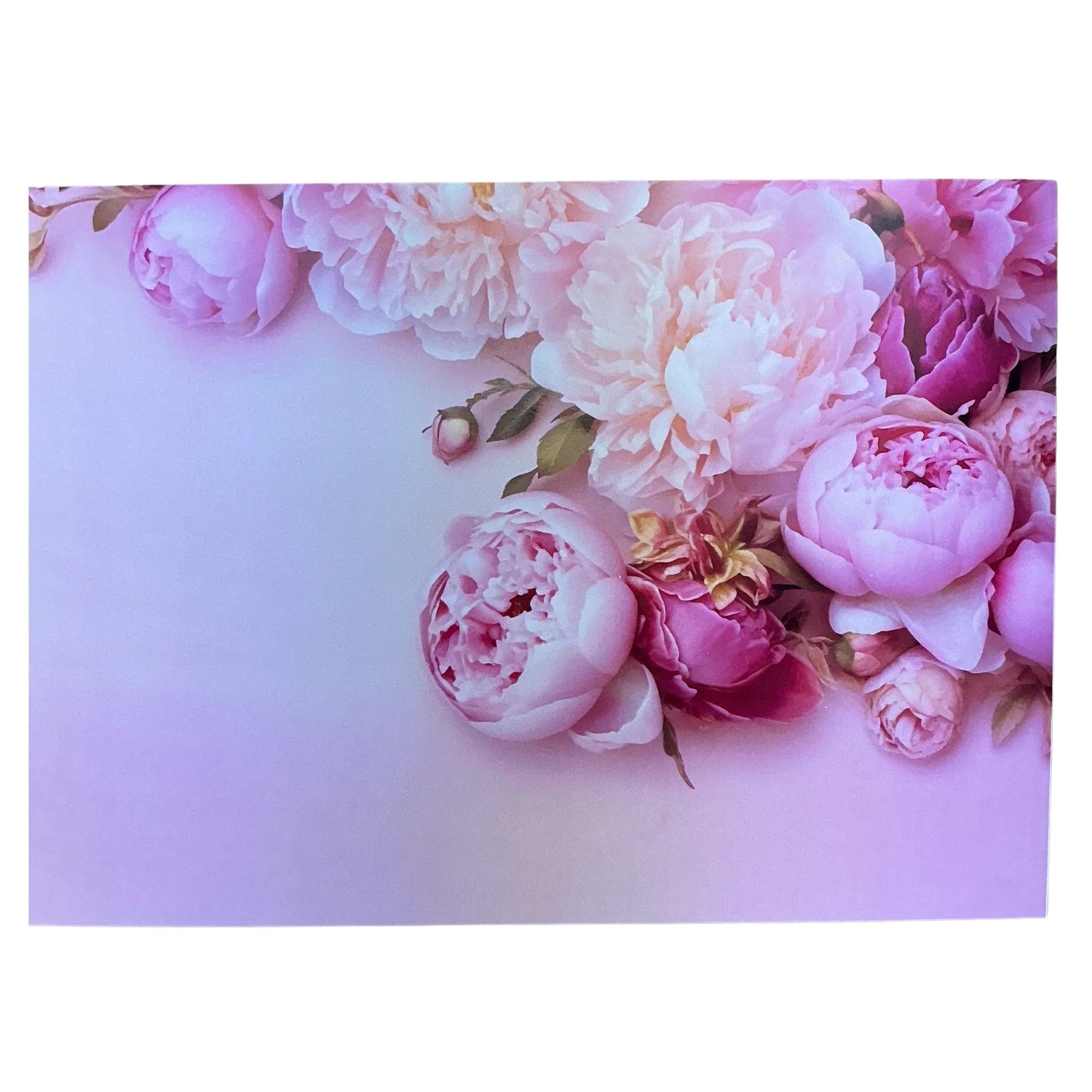 Paper Placemats | Pink Peonies Pack Of 30
