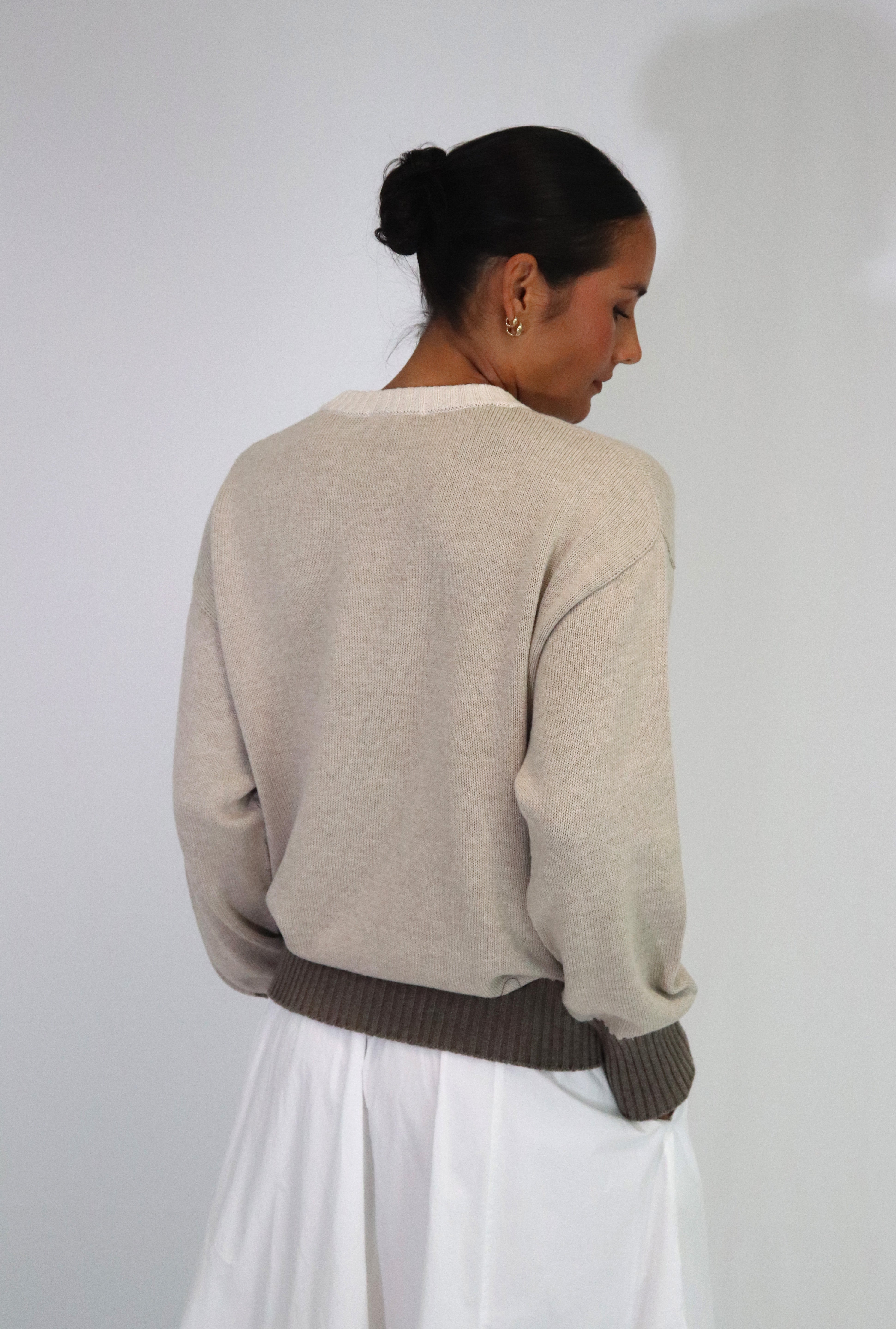 Tatano Alexandra Crew | Sand Wheat Mocha