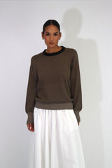 Tatano Alexandra Crew | Chocolate Mocha Black