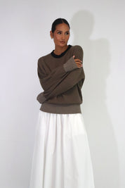 Tatano Alexandra Crew | Chocolate Mocha Black